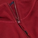 Women's Urban Prism Crop Half Zip - Dark Red