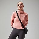 Women's Urban Prism Crop Half Zip - Pink