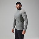 MTN Guide Long Sleeve Half Zip Fleece für Herren - Grau/Schwarz