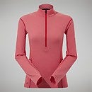 MTN Guide Long Sleeve Half Zip Fleece - Rot