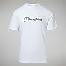 Organic Big Colour Logo Super Stretch T-Shirt für Herren - Weiß