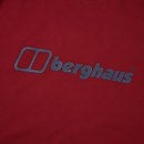 Organic Big Colour Logo Super Stretch T-Shirt für Herren - Dunkelrot