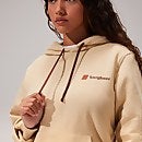 Unisex Heritage Small Logo Hoody - Natural
