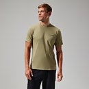 Mont Blanc MTN Short Sleeve T-Shirt für Herren - Hellgrün
