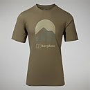 Edale Mtn Short Sleeve T-Shirt für Herren - Dunkelgrün