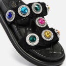 Kurt Geiger London Orson Crystal-Embellished Suede Sandals