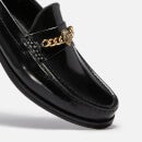 Kurt Geiger London Men's Vincent Chain Leather Loafers - Black - UK 8