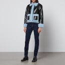 PS Paul Smith Faux Leather and Faux Shearling Jacket - IT 42UK 10