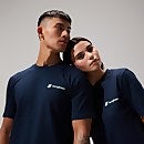 Unisex Cho Zine Short Sleeve T-Shirts - Dark Blue