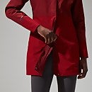 Women's Omeara Long Jacket - Dark Red