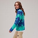 Unisex Prism Print Trango Half-zip Fleece - Turquoise/Blue