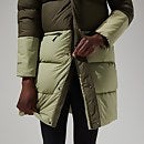 Combust Reflect Lange Jacke für Damen - Grün