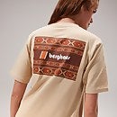 Unisex Aztec Block T-Shirt - Natural