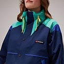 Women's Mayeurvate Waterproof Jacket - Dark Blue/Turquoise