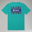 Unisex Aztec Block T-Shirt - Turquoise