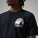 Unisex Mtn Anaglyph T-Shirt - Black