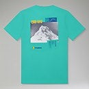 Unisex Cho Zine Short Sleeve T-Shirts - Turquoise