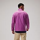 Unisex Reverse Wind Full-zip Fleece - Purple/Turquoise