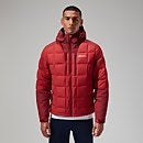 Men's Menahan Insulated Hooded Jacket - Dark Red