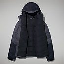 Men's Menahan Insulated Hooded Jacket - Grey/Black