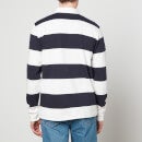 GANT Striped Cotton-Jersey Rugby Shirt - S
