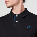 GANT Contrast Collar Cotton-Piqué Polo Shirt - S