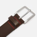 HUGO Gionios Logo-Embossed Leather Belt - 85cm