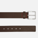 HUGO Gionios Logo-Embossed Leather Belt