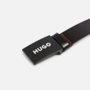HUGO Gilao-Z Logo-Detailed Leather Belt - 85cm