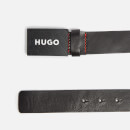 HUGO Gilao-Z Logo-Detailed Leather Belt - 85cm