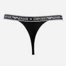 Emporio Armani Two-Pack Stretch-Cotton Thongs - XS