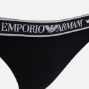 Emporio Armani Two-Pack Stretch-Cotton Thongs - XS