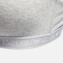Emporio Armani Logo Detail Stretch-Cotton-Blend Triangle Bra - XS