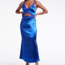 Never Fully Dressed Women's Royale Mimi Dress - Blue - UK 12