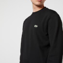 Lacoste Logo-Embroidered Cotton-Blend Jersey Sweatshirt - 3/S