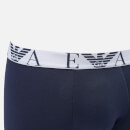 Emporio Armani Men's 3-Pack Bold Monogram Boxer Shorts - Marine - S