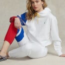 Polo Ralph Lauren Women's Ng Crp Hd-Long Sleeve-Sweatshirt - White Multi - XS