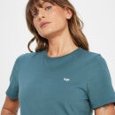 MP Women's Rest Day Crop T-Shirt - Smoke Blue - XXS