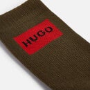 HUGO Bodywear Two-Pack Ribbed Cotton-Blend Socks - 39-42