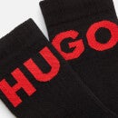 HUGO Bodywear Two-Pack Ribbed Cotton-Blend Socks - 39-42
