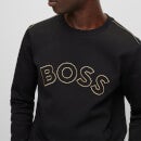 BOSS Green Salbo Iconic Logo-Printed Jersey Sweatshirt - M