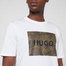 HUGO Dulive Logo-Print Cotton-Jersey T-Shirt - S
