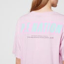 P.E Nation In Play Oversized Logo-Print Organic Cotton-Jersey T-Shirt - M