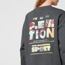 P.E Nation Latitude Printed Organic Cotton-Jersey Sweatshirt - L