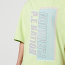 P.E Nation Alignment Oversized Printed Organic Cotton-Jersey T-Shirt - XS