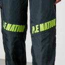 P.E Nation Reaction Logo-Print Shell Jogging Bottoms