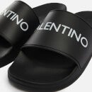 Valentino Xenia Logo-Print Rubber Slides - UK 3