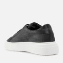 Valentino Shoes Stan Logo-Jacquard Leather Trainers - UK 3
