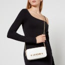 Love Moschino Croc-Effect Faux Leather Clutch Bag