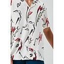 Abstract Doodle Print Shirt - S
